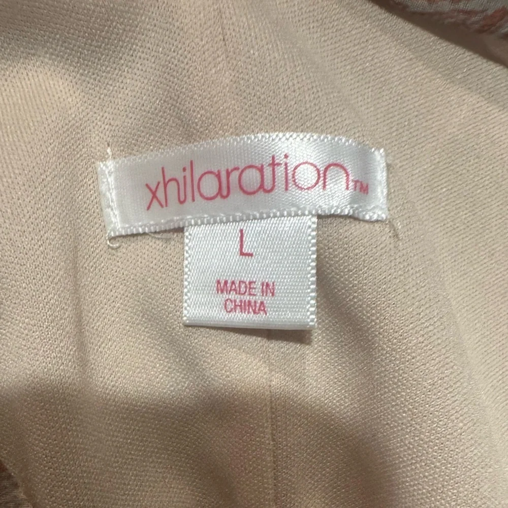 Xhilaration Beige and Brown Paisley Dress - Picture 3 of 3